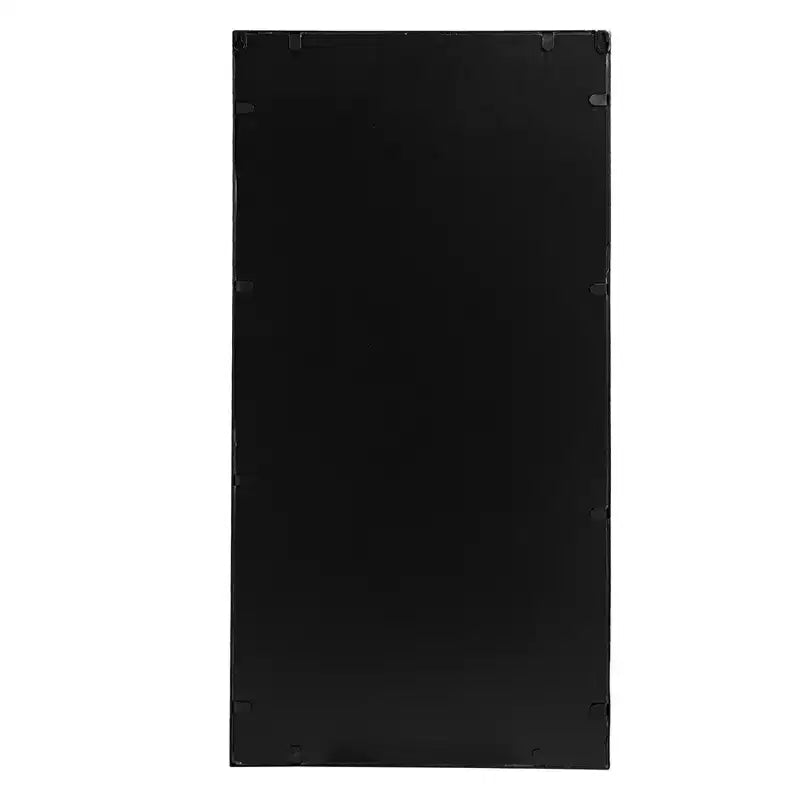 32 Inch Rectangular Wall Mirror with Black Frame