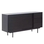 62.4 Inch Mid-Century Modern Sideboard Buffet Table with 3 Drawers & 2 Shelves, Iron Frame TV Stand Cabinet for Kitchen, Dining Room, Living Room