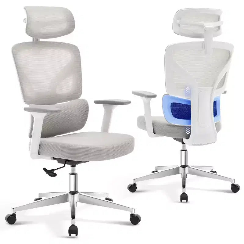 High-Back Ergonomic Office Chair Breathable Mesh Gaming Chair with Adjustable Lumbar & 3D Armrests