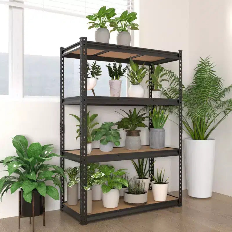 Rack Storage Shelf 4 Layers Adjustable Spacing Steel