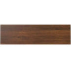 60 Inch x 17 inch Rectangle Modern Industrial Sideboard Buffet in Walnut Veneer
