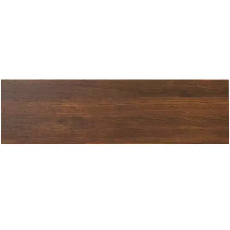 60 Inch x 17 inch Rectangle Modern Industrial Sideboard Buffet in Walnut Veneer