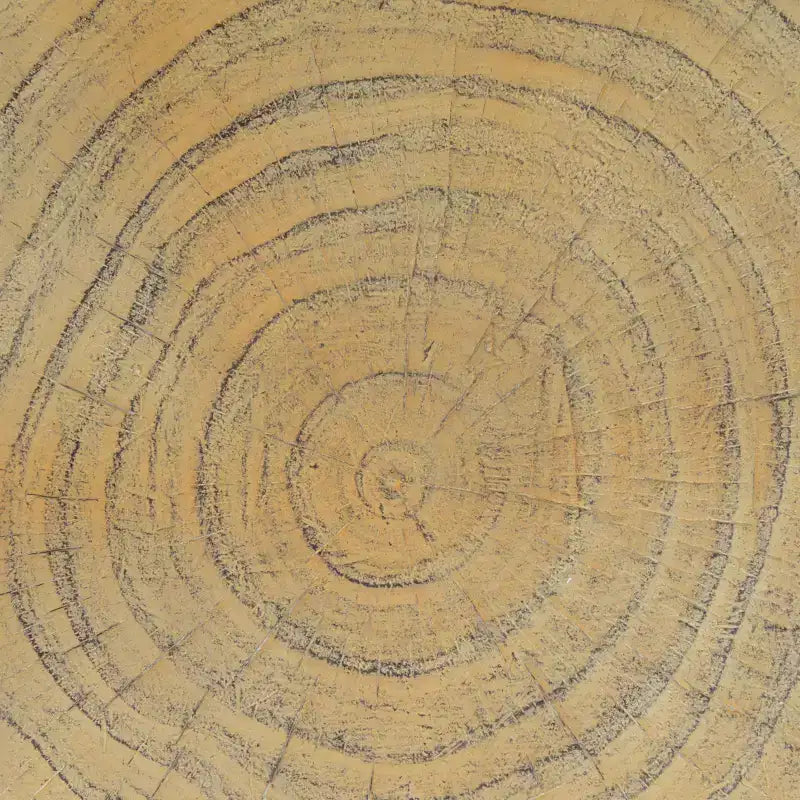 Modern Spiral Side Table with Hollow Center, Wood Grain Texture Magnesium Oxide Coffee Table for Living Room Bedroom