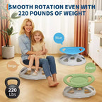 Kids Sensory Swivel Chair,Spinning Seat with Safety Handle & Non-Slip Base