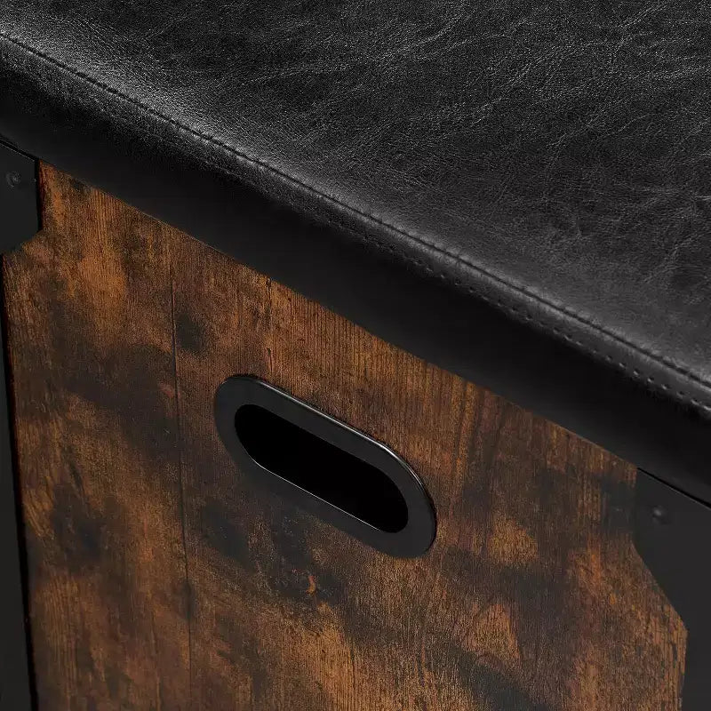 Wooden Storage Chest with Lid,Storage Trunk,Storage Bench with Safety Hinge and Lift-Top for Entryway, Bedroom, Living Room