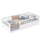 Pine Wood Floor Bed with Super High Security Barrier