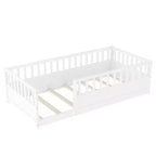 Pine Wood Floor Bed with Super High Security Barrier