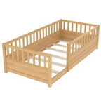 Pine Wood Floor Bed with Super High Security Barrier