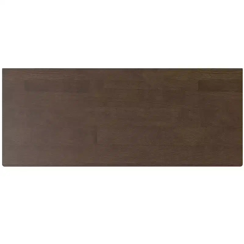 Solid Wood 42 inch Wide Mid Century Modern 3 Drawer Sideboard in Walnut Brown
