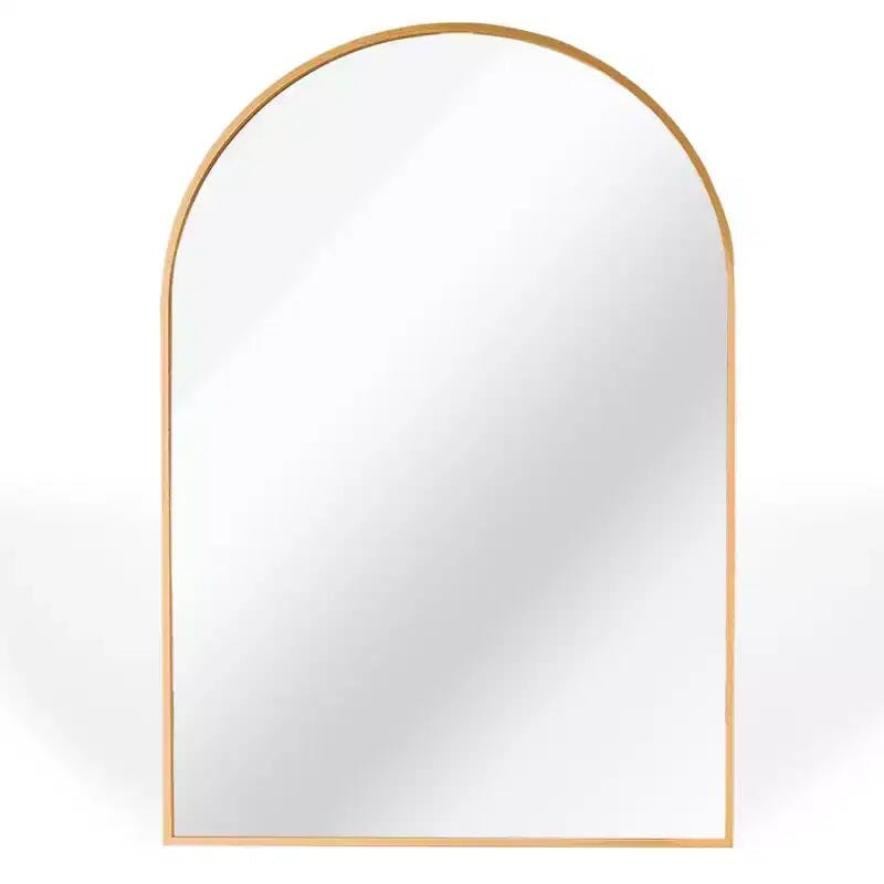 20 X 30 Arched Decorative Wall Mirror, Modern Metal Framed Vanity Mirror for Entryway, Living Room, Bedroom