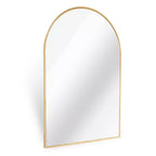 20 X 30 Arched Decorative Wall Mirror, Modern Metal Framed Vanity Mirror for Entryway, Living Room, Bedroom