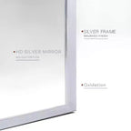 20 X 30 Arched Decorative Wall Mirror, Modern Metal Framed Vanity Mirror for Entryway, Living Room, Bedroom