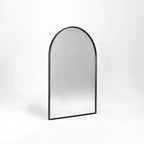 20 X 30 Arched Decorative Wall Mirror, Modern Metal Framed Vanity Mirror for Entryway, Living Room, Bedroom