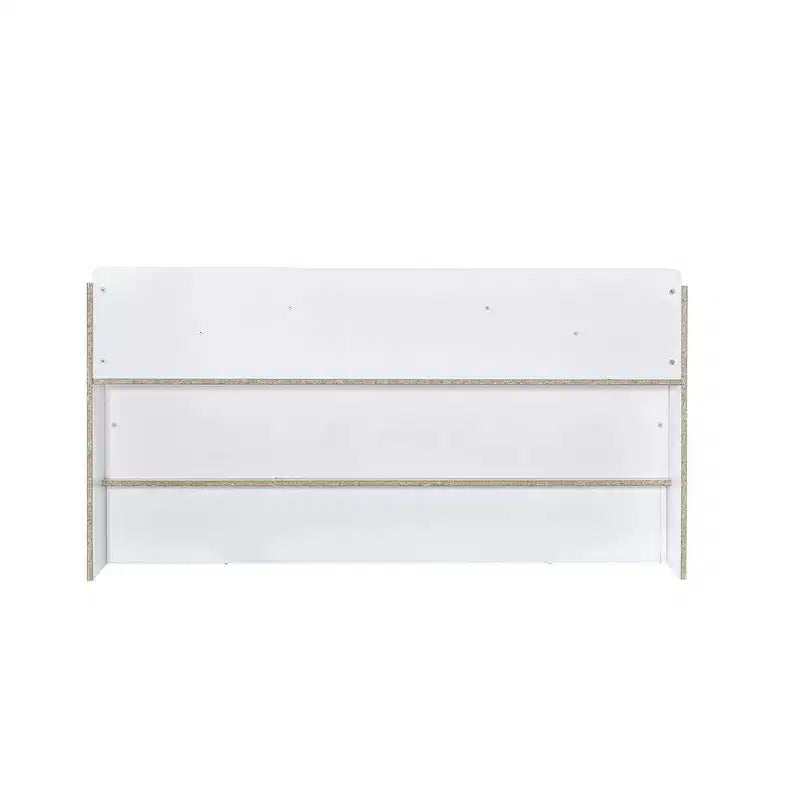 83" Queen Bed Bed White Finish