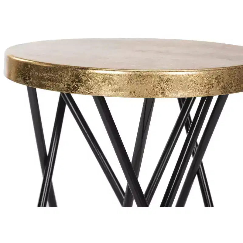 Gold Leaf Counter Stool