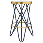 Gold Leaf Counter Stool