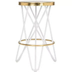 Gold Leaf Counter Stool