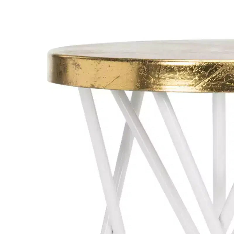 Gold Leaf Counter Stool