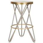 Gold Leaf Counter Stool