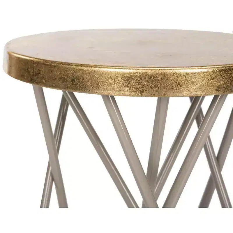 Gold Leaf Counter Stool
