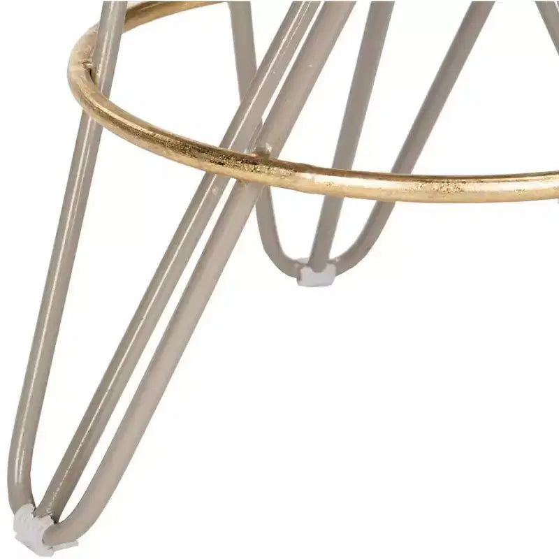 Gold Leaf Counter Stool