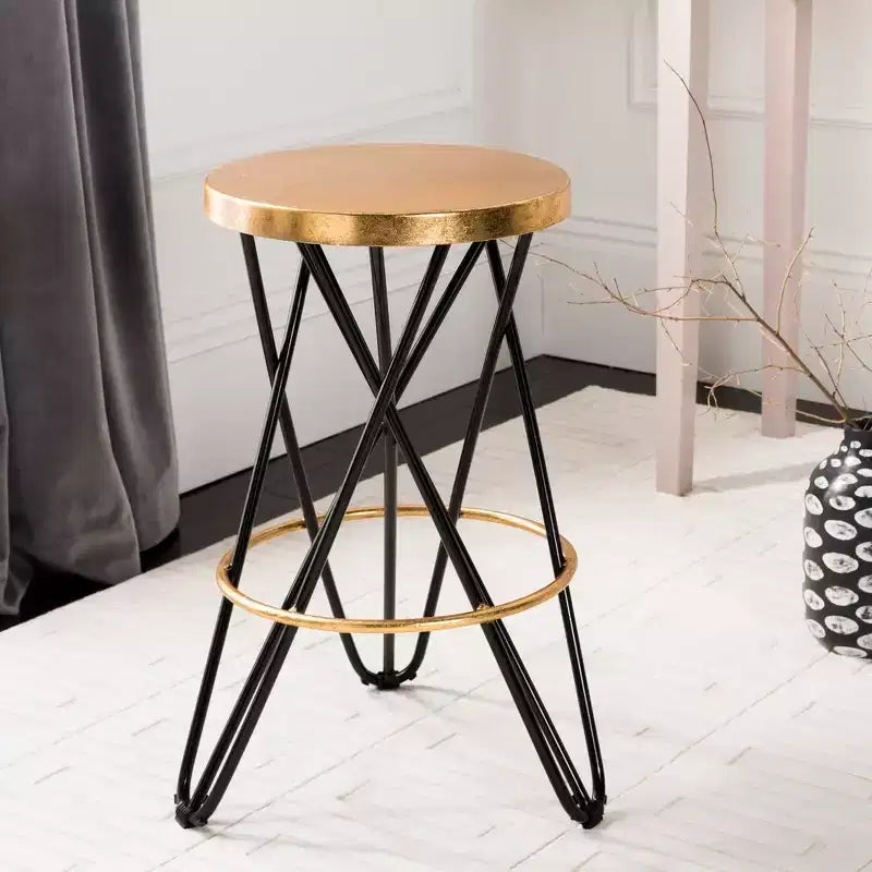 Gold Leaf Counter Stool