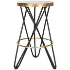 Gold Leaf Counter Stool