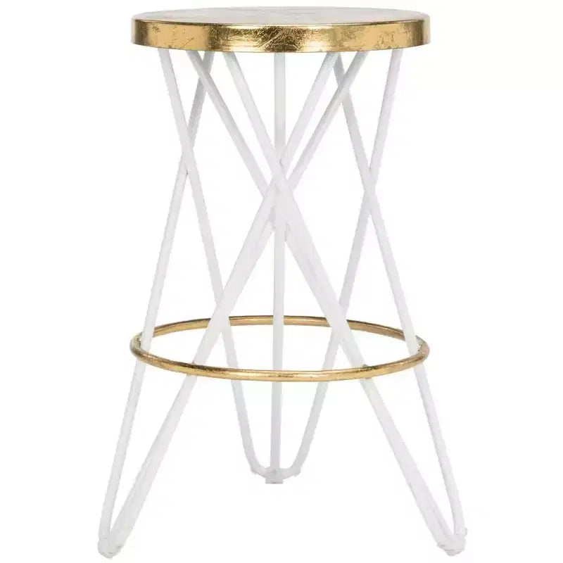 Gold Leaf Counter Stool