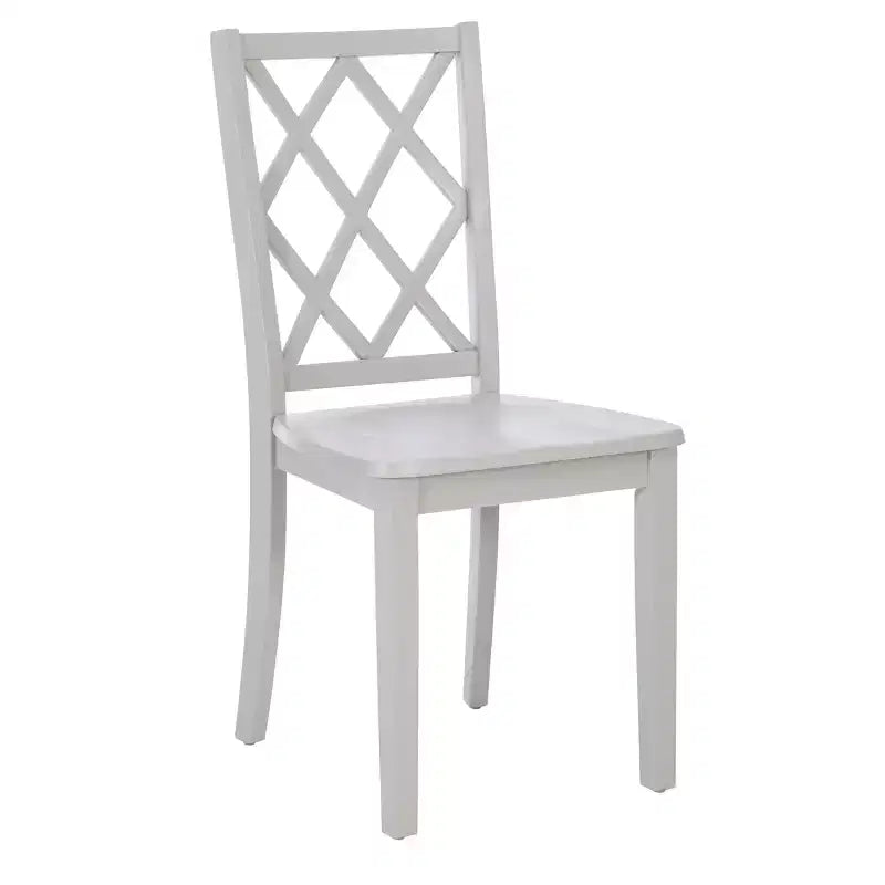 Solid Wood X Back Side Chair