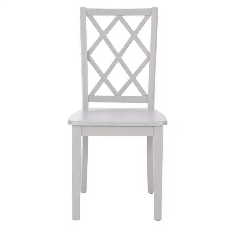 Solid Wood X Back Side Chair