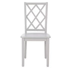 Solid Wood X Back Side Chair