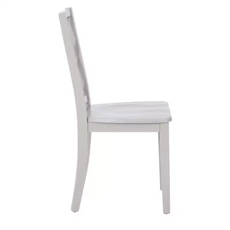 Solid Wood X Back Side Chair