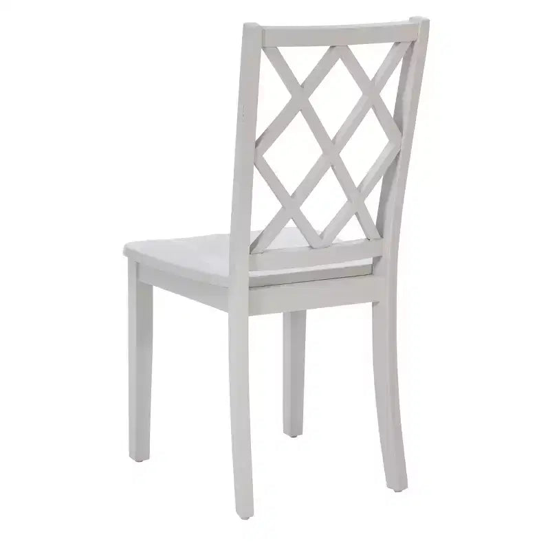 Solid Wood X Back Side Chair
