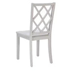 Solid Wood X Back Side Chair