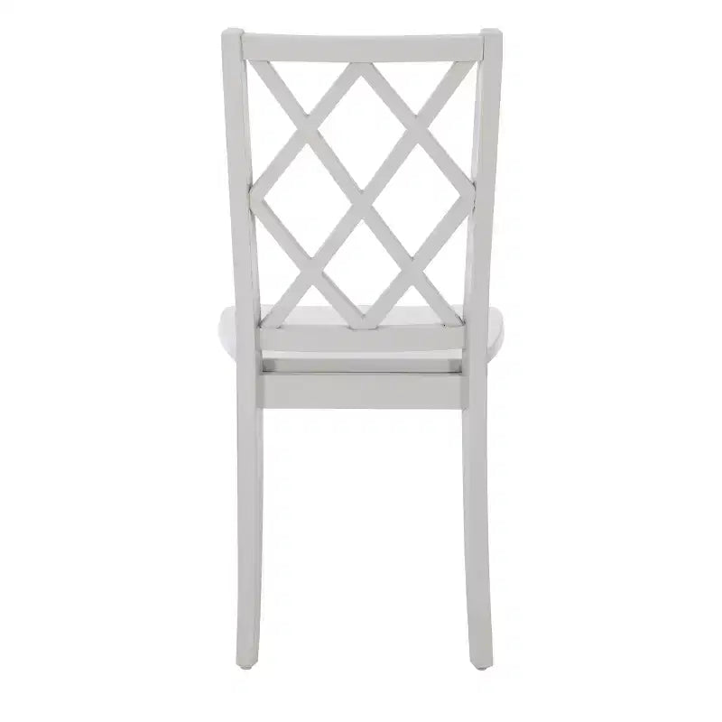 Solid Wood X Back Side Chair