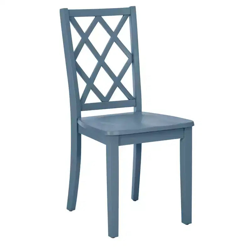 Solid Wood X Back Side Chair