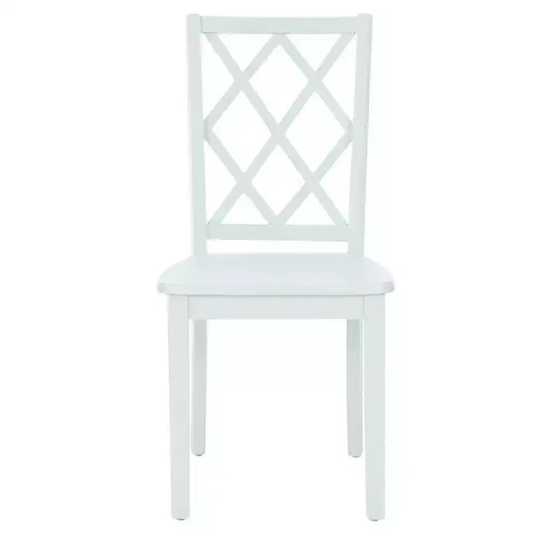Solid Wood X Back Side Chair