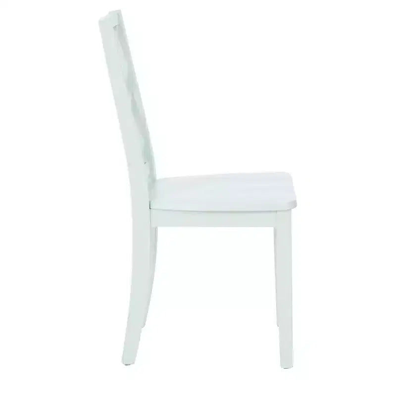 Solid Wood X Back Side Chair