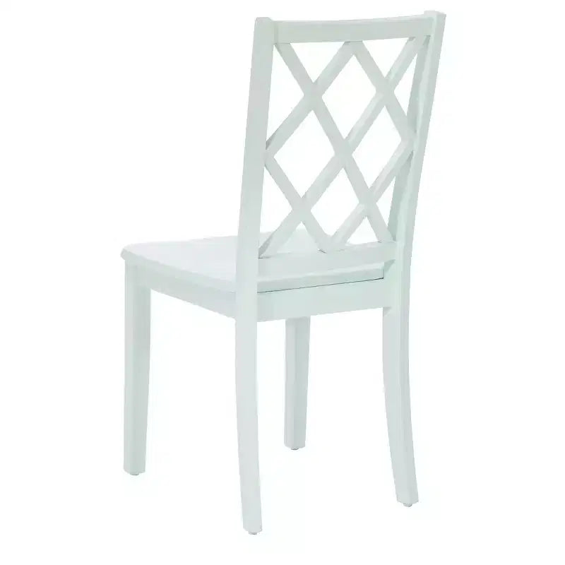 Solid Wood X Back Side Chair