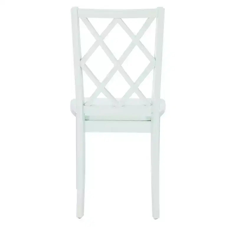 Solid Wood X Back Side Chair