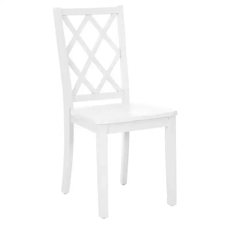 Solid Wood X Back Side Chair