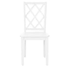 Solid Wood X Back Side Chair