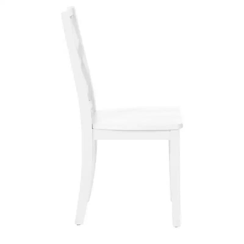 Solid Wood X Back Side Chair