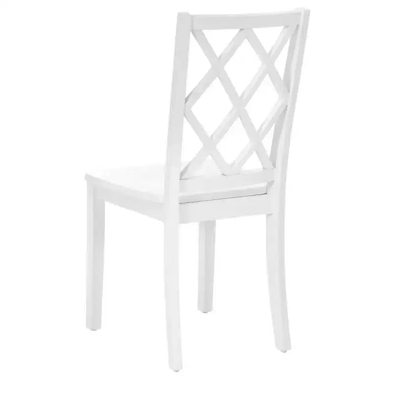 Solid Wood X Back Side Chair