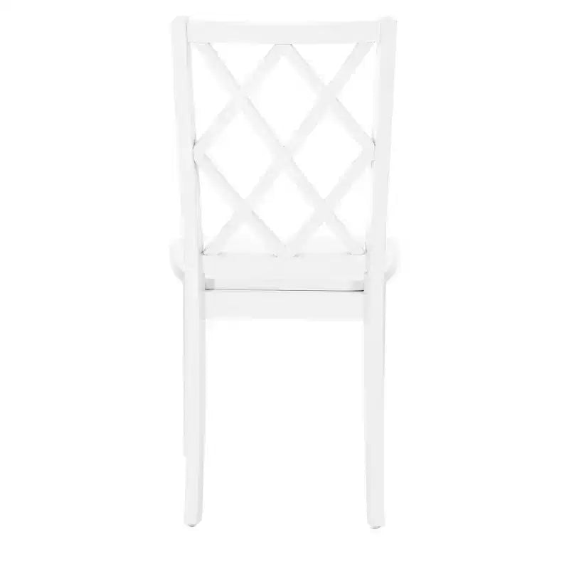 Solid Wood X Back Side Chair
