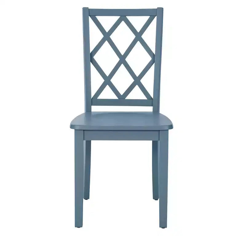 Solid Wood X Back Side Chair