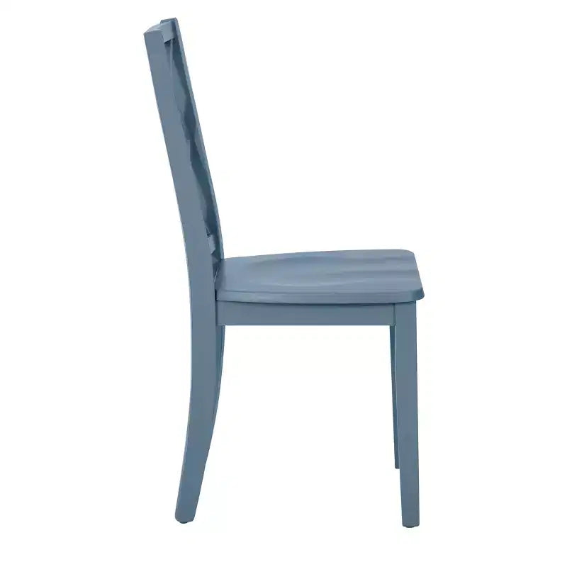 Solid Wood X Back Side Chair
