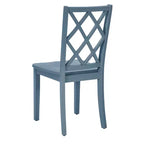 Solid Wood X Back Side Chair