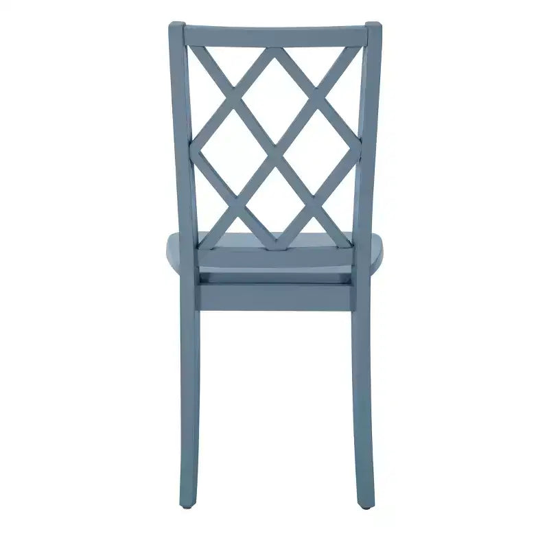 Solid Wood X Back Side Chair