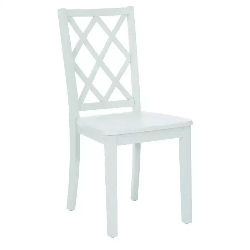 Solid Wood X Back Side Chair